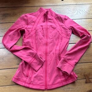 Pink/SALMON Lululemon define jacket Size 6